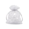 Dárkový pytlík 13x18 cm organza (Varianta 1 bílá, Balení 10 ks)