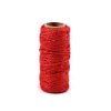 Sisalový provázek Ø2 mm (Varianta 4 červená tmavá, Balení 1 ks)