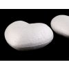 Srdce Ø8 cm polystyren (Varianta bílá, Balení 20 ks)