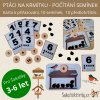 PTÁCI NA KRMÍTKU - počítání semínek