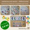 KARNEVALOVÉ MASKY - PŘIŘAZOVACÍ OBRÁZKY