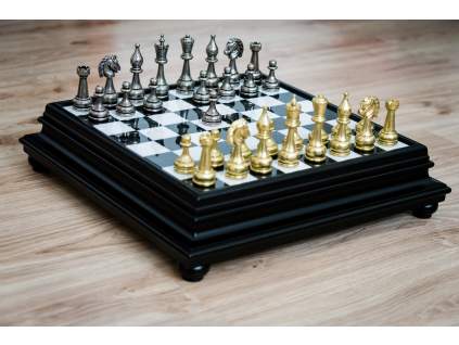Monarch Alabaster sakk-készlet  + Ingyenes szállítás