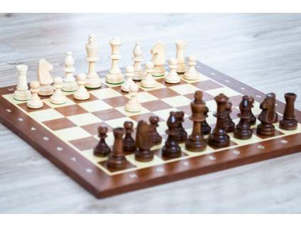 Glaze juharfa sakk-készlet  + Ingyenes szállítás