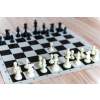 Teljes közepes fekete sakk-készlet