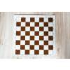 Feltekerhető sakktábla (közepes méretű, barna)