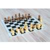 Fekete francia akác sakk-készlet