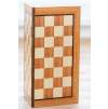 Összecsukható fa sakktábla (közepes méretű)