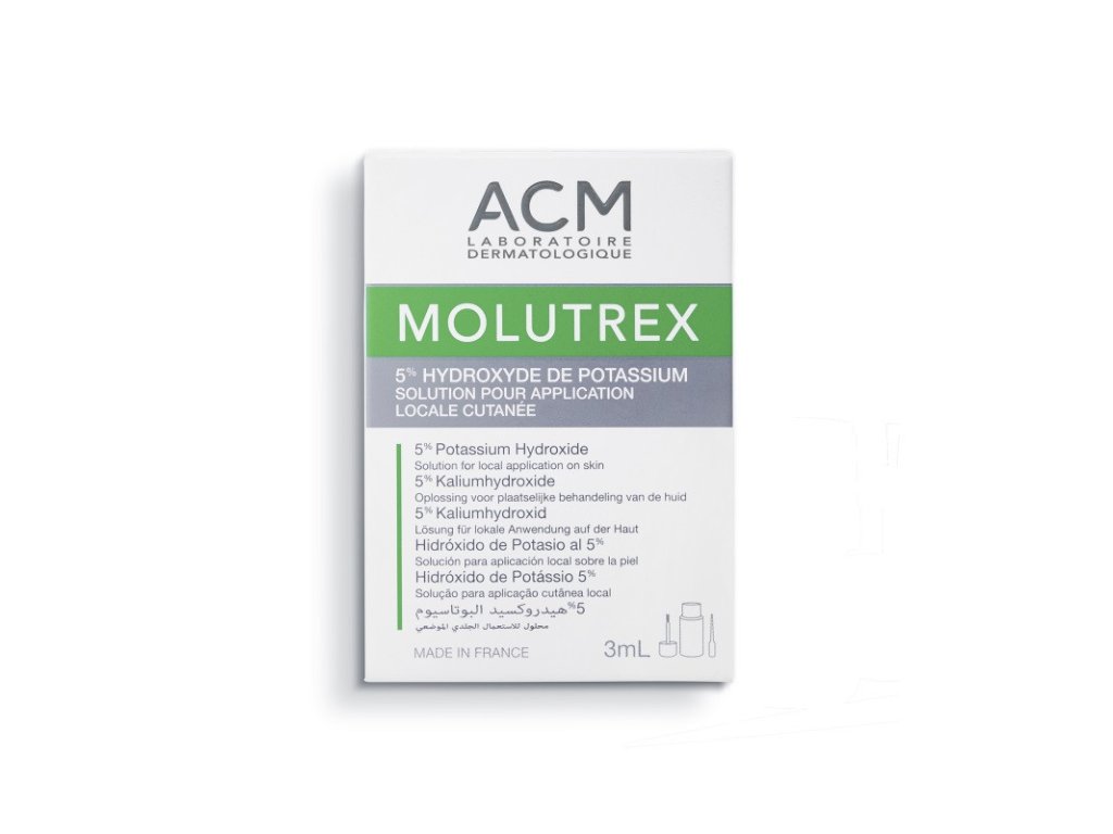 ACM MOLUTREX roztok na ošetrenie kontagiózneho molusku 1×3 ml
