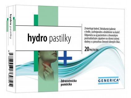 Generica hydro pastilky 20 ks