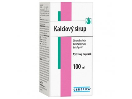 Kalciový sirup Generica 100 ml