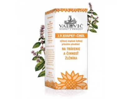 J.V. KVAPKY – CHOL-ŽLČ. TRÁVENIE 50ML