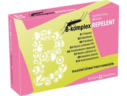 Rosen B-komplex Repelent dražé 25 tabliet