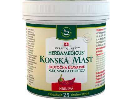 Herbamedicus konská masť hrejivá 500 ml