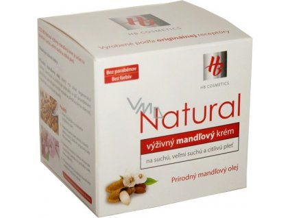 HB Natural výživný mandlový krém 50 ml
