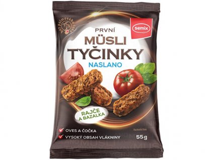 SEMIX Müsli tyčinky naslano paradajka a bazalka 55 g