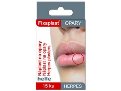 Fixaplast Herpes Náplast na opary 15 ks