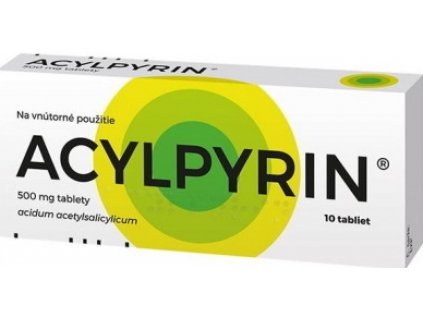 Acylpyrin 500 mg tablety tbl.10 x 500 mg