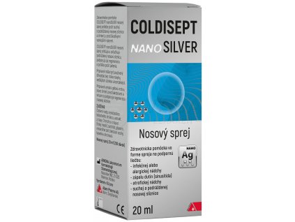 Coldisept nanoSILVER nosný sprej 20 ml