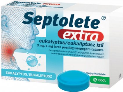 Septolete extra 3 mg/1 mg tvrdé pastilky pas.ord.16 x 3 mg/1 mg
