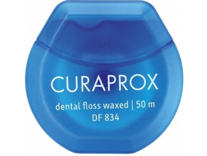 Curaprox DF 834 zubná niť Floss medium mätova 50 m