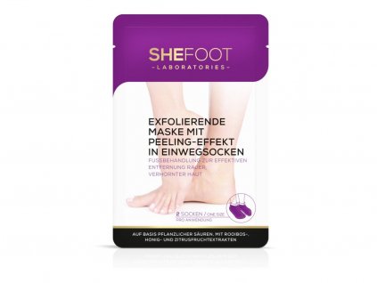 SheFoot Exfoliačné ponožky s peelingovým účinkom 1 pár