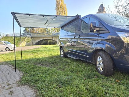 SAL HL2525 markíza na auto, hliníková konštrukcia 2,5 × 2,5 m