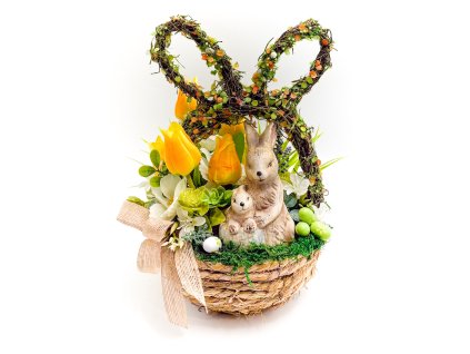 Aranžmá velikonoční košík