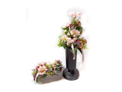 Smuteční sety - kytice a aranžmá