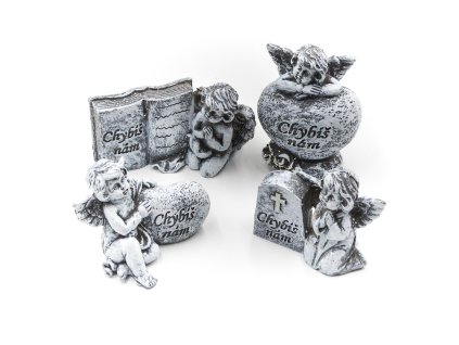 Smuteční dekorace s nápisem - různé druhy