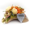 Aranžmá se srdcem - zlaté