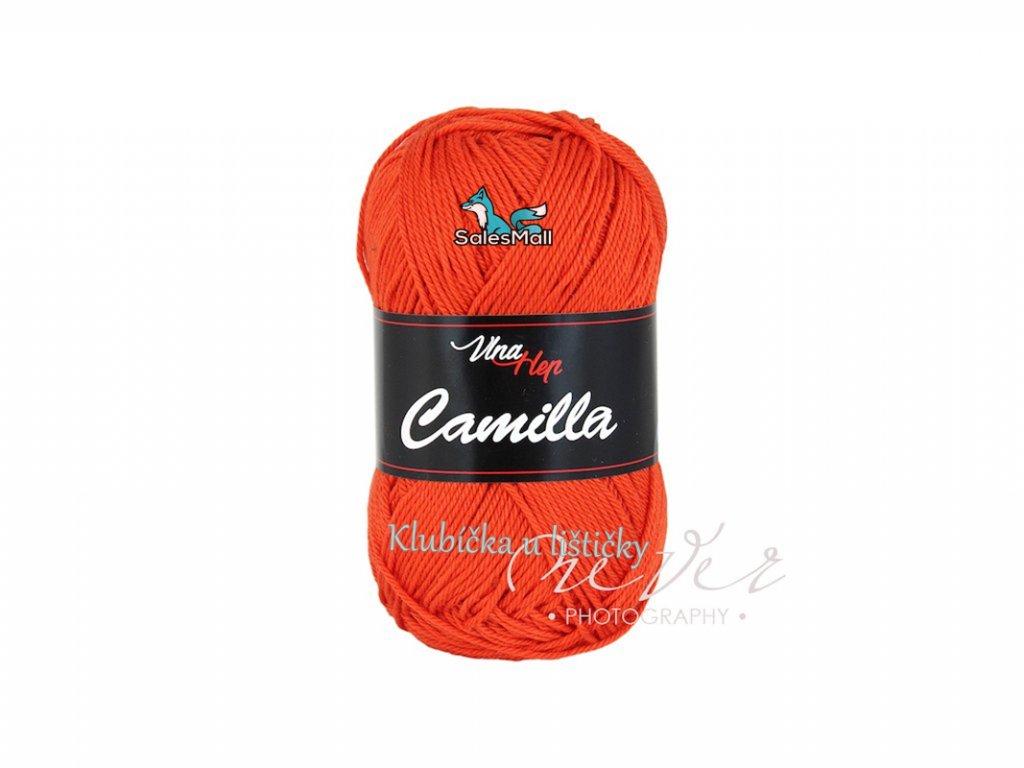 Vlna-Hep Camilla-8198 tmavě oranžová