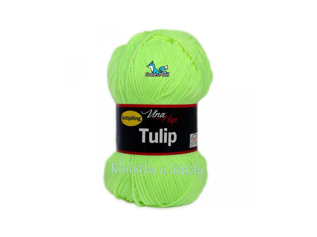 Vlna-Hep Tulip 4311-neonově žlutozelená