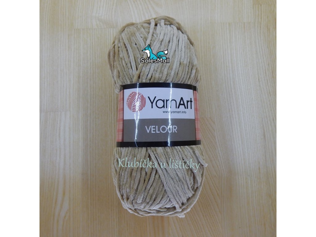 YarnArt Velour 843 - béžová