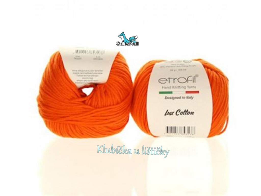 Etrofil Bambino Lux Cotton 70220-oranžová