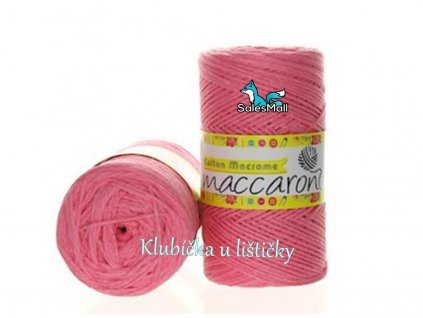 Cotton Macrame růžová 5