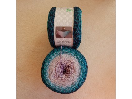 Příze Puzzle purpurová tyrkysová šedá PZ01