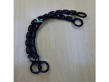 Ucha dřevěná černá 41-46cm