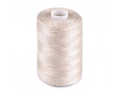 Polyesterové nitě pro overlocky i klasické šití NTF 40/2 1000 m světle béžová