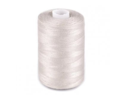 Polyesterové nitě pro overlocky i klasické šití NTF 40/2 1000 m ecru