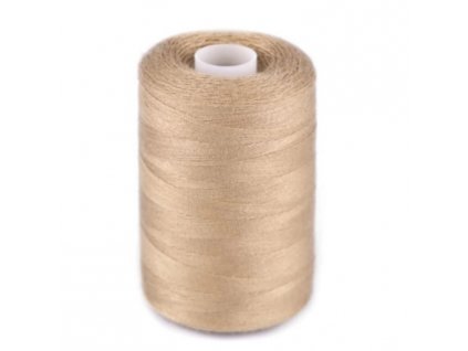 Polyesterové nitě pro overlocky i klasické šití NTF 40/2 1000 m písková hnědá