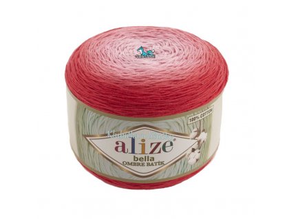 Příze Bella Ombre Batik 7404 červená