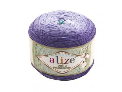 Příze Bella Ombre Batik 7406 fialová