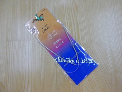 Jehlice kruhové 40 cm, 2,5 mm