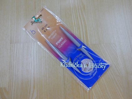 Jehlice kruhové Pony 40cm -8mm