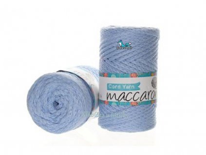 cord yarn 10 světle modrá