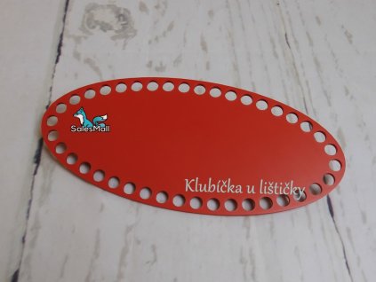 oval red