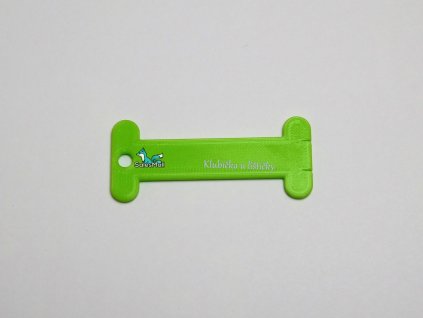 Zbytkovník na přízi - limetková zelená