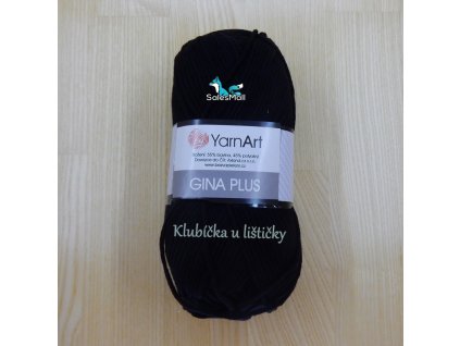 YarnArt Příze Gina / Jeans Plus 53 - černá