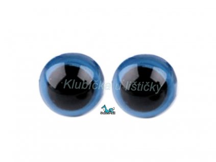 Bezpečnostní oči 10mm modrá