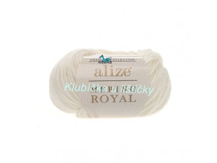Alize Merino Royal smetanová 62